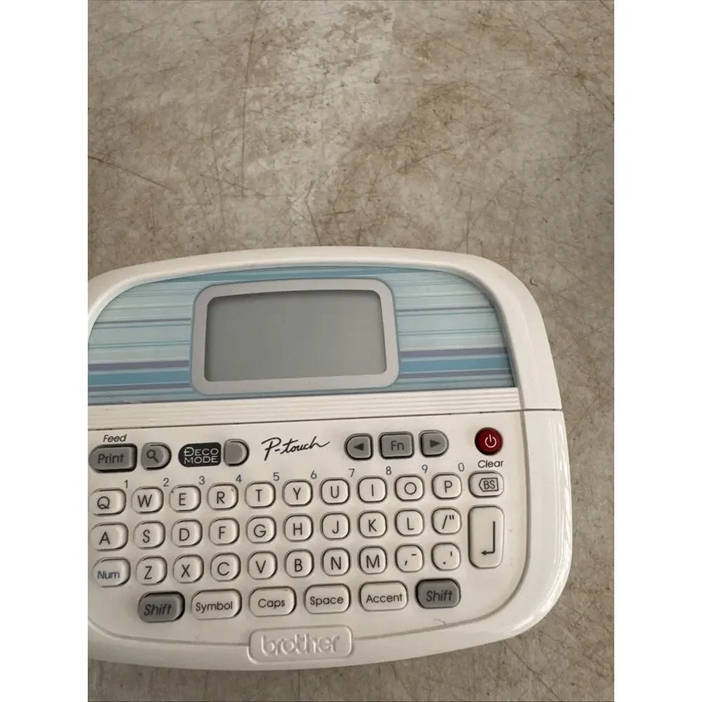 Brother P-Touch Personal Label Maker Electronic Labeling System Model PT-90 Gray